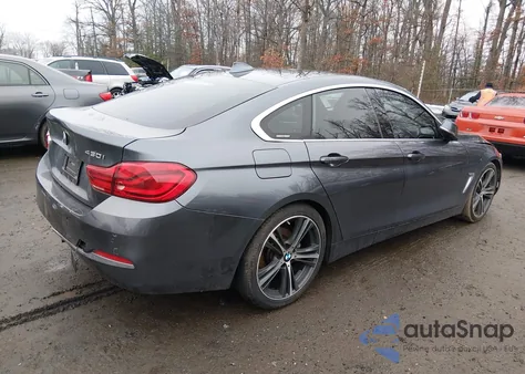 2018 BMW 430I Gran Coupe from USA, damaged, VIN WBA4J1C51JBG78273